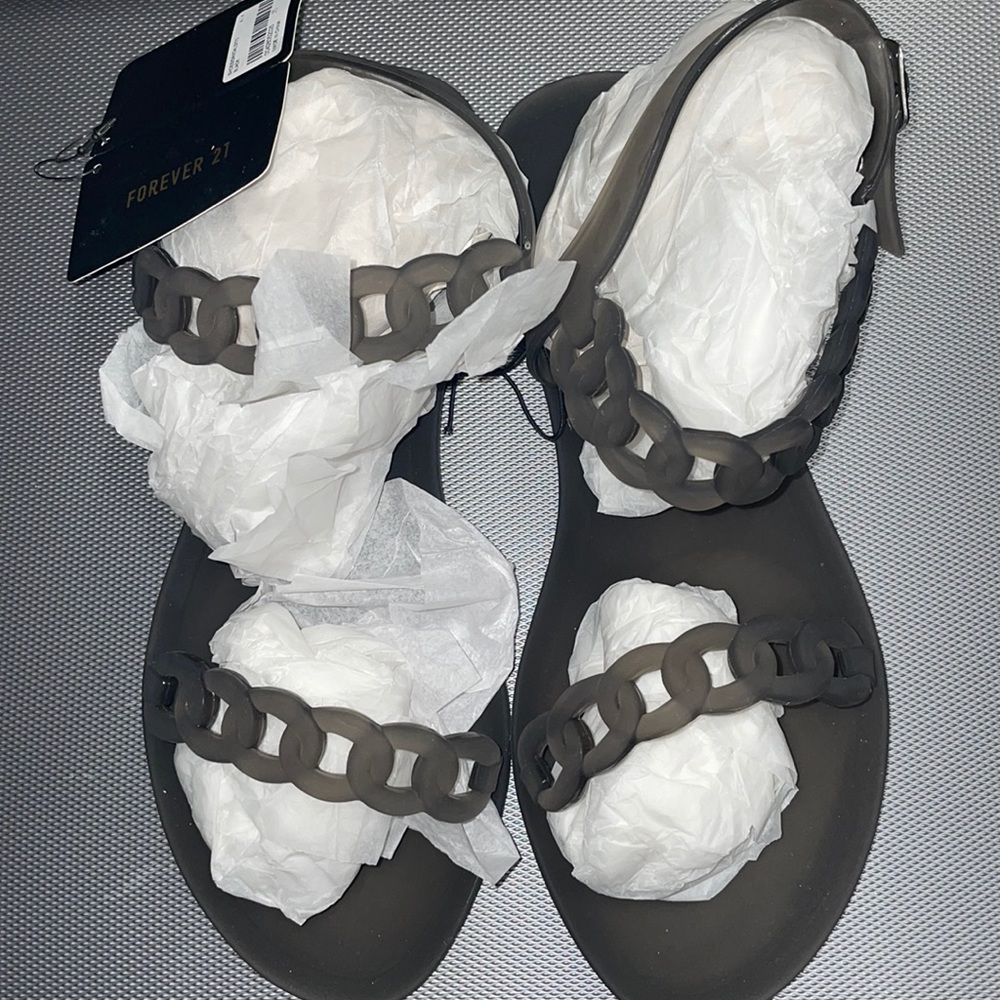 Forever 21 Black Sandals